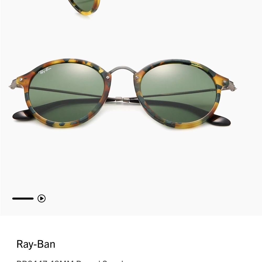 Ray-Ban Round Sunglasses with Tortoise Frame